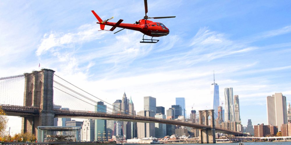 Profiter d’un baptême en hélicoptère pour profiter d’une vue du ciel de la ville de New-York